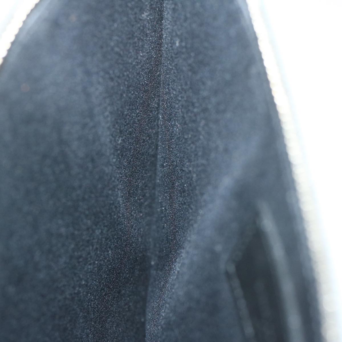 SAINT LAURENT Clutch Bag Leather Gray Auth bs11737