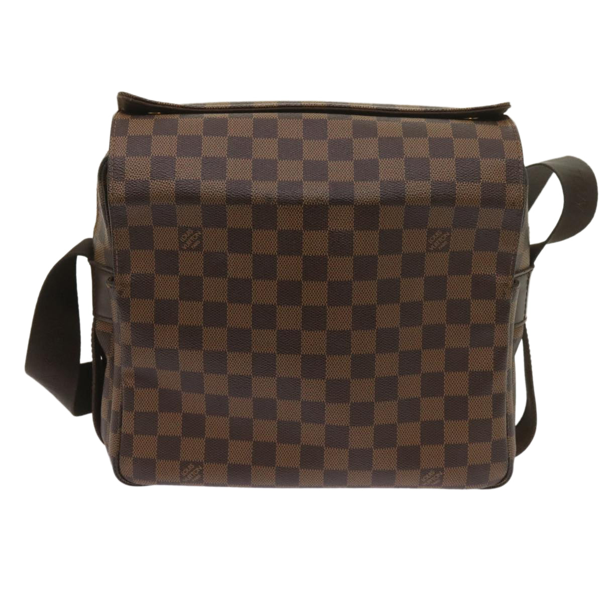 LOUIS VUITTON Damier Ebene Naviglio Shoulder Bag N45255 LV Auth bs11753