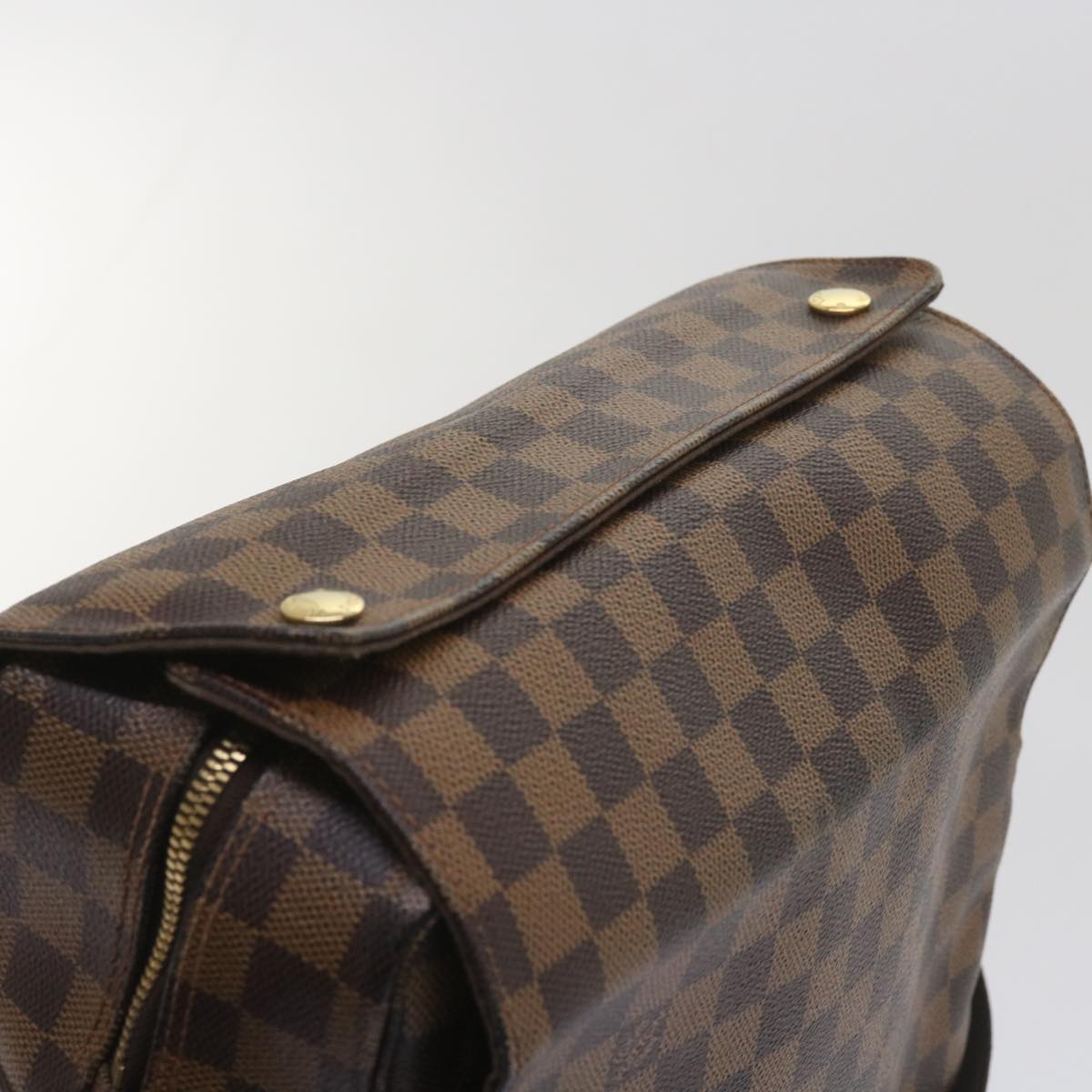 LOUIS VUITTON Damier Ebene Naviglio Shoulder Bag N45255 LV Auth bs11753