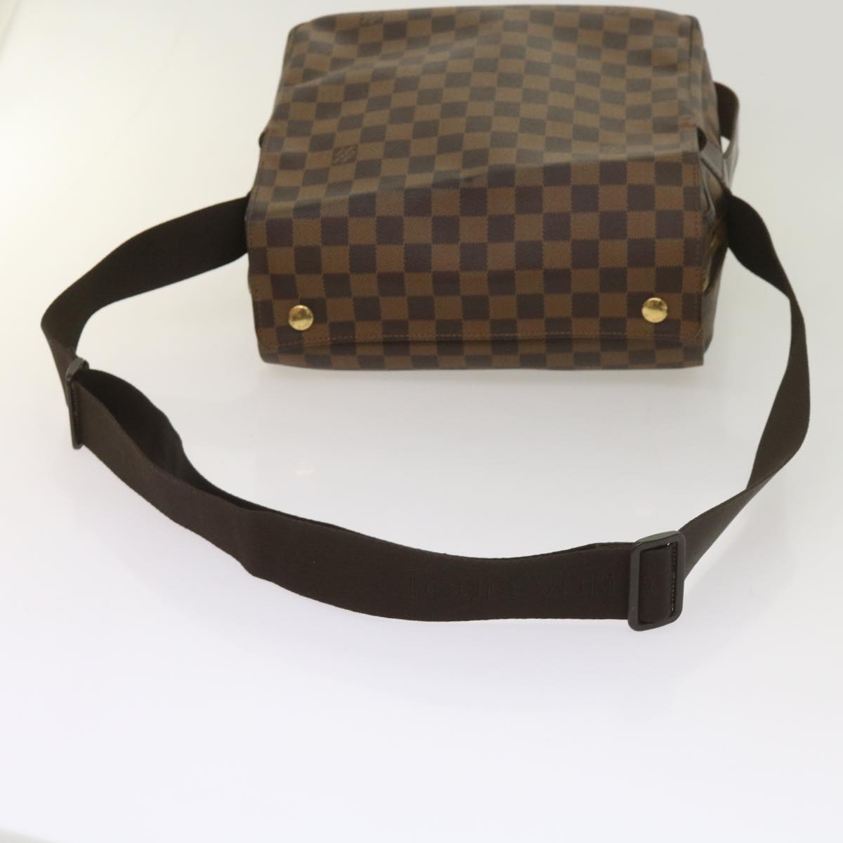 LOUIS VUITTON Damier Ebene Naviglio Shoulder Bag N45255 LV Auth bs11753