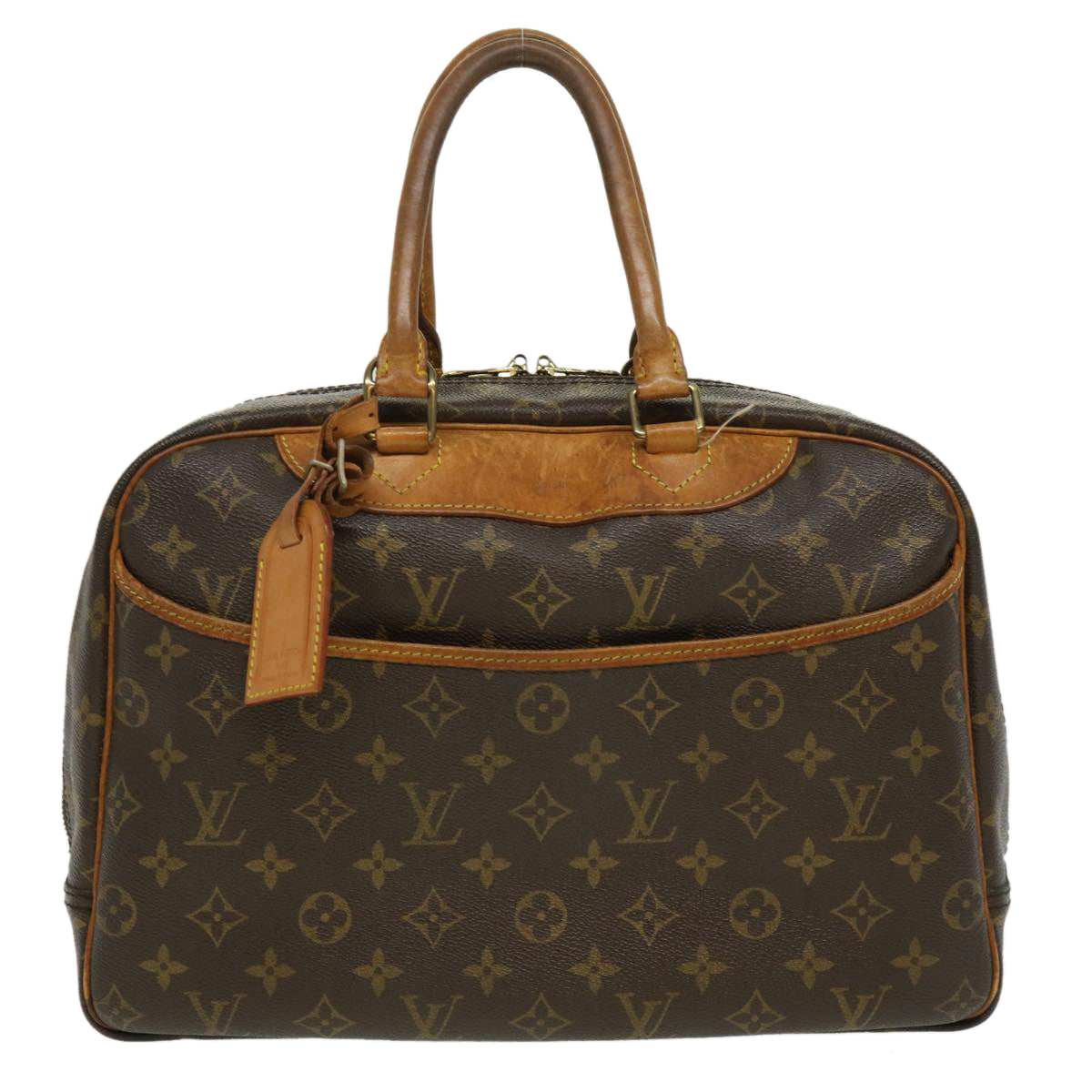 LOUIS VUITTON Monogram Deauville Hand Bag M47270 LV Auth bs1196