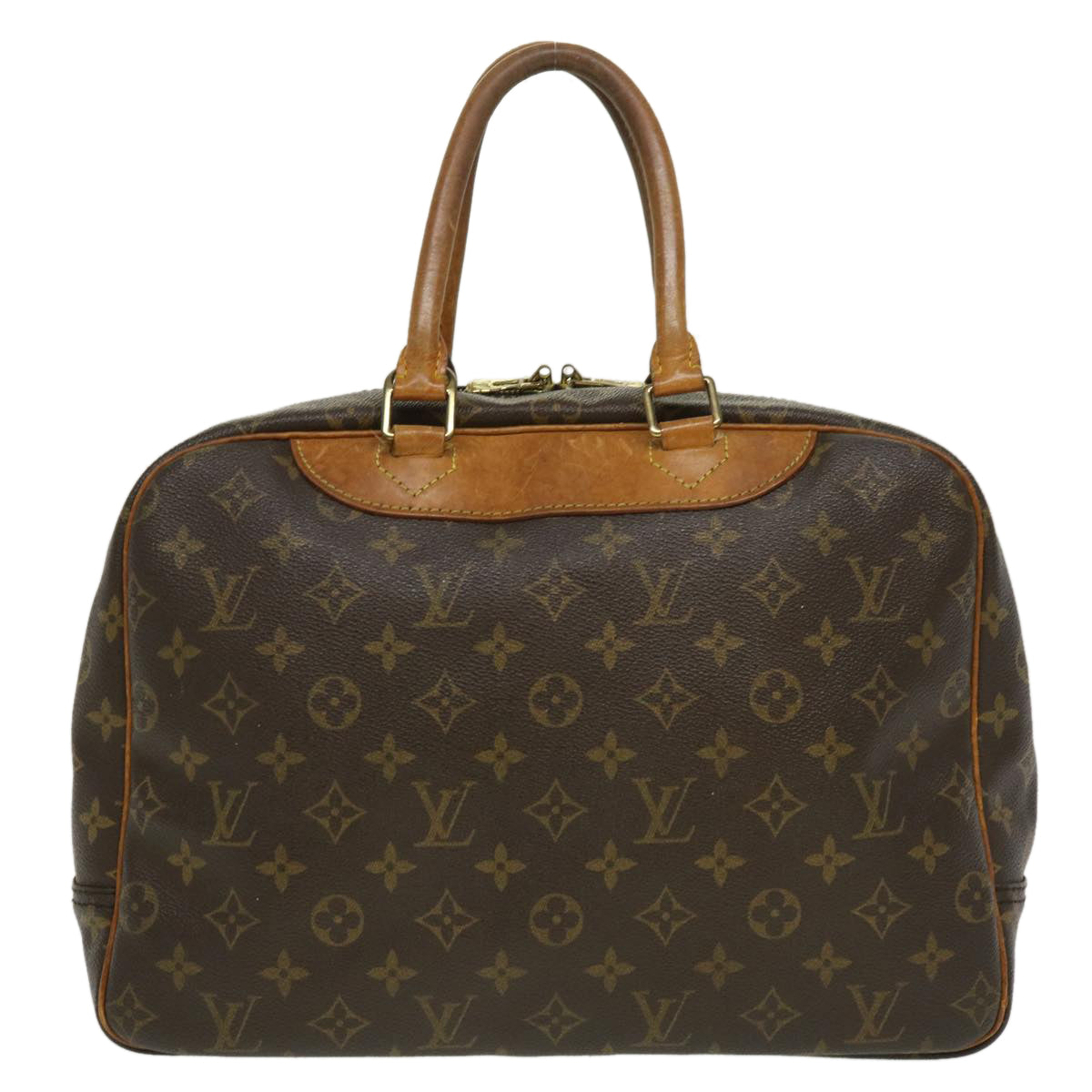 LOUIS VUITTON Monogram Deauville Hand Bag M47270 LV Auth bs1196