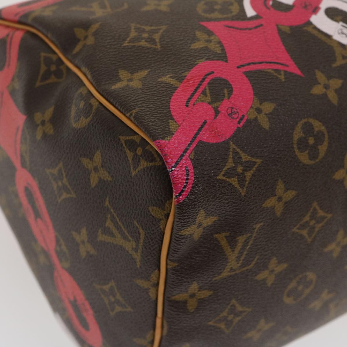 LOUIS VUITTON Monogram Bay Speedy 30 Hand Bag Chain print M41989 LV Auth bs1231A