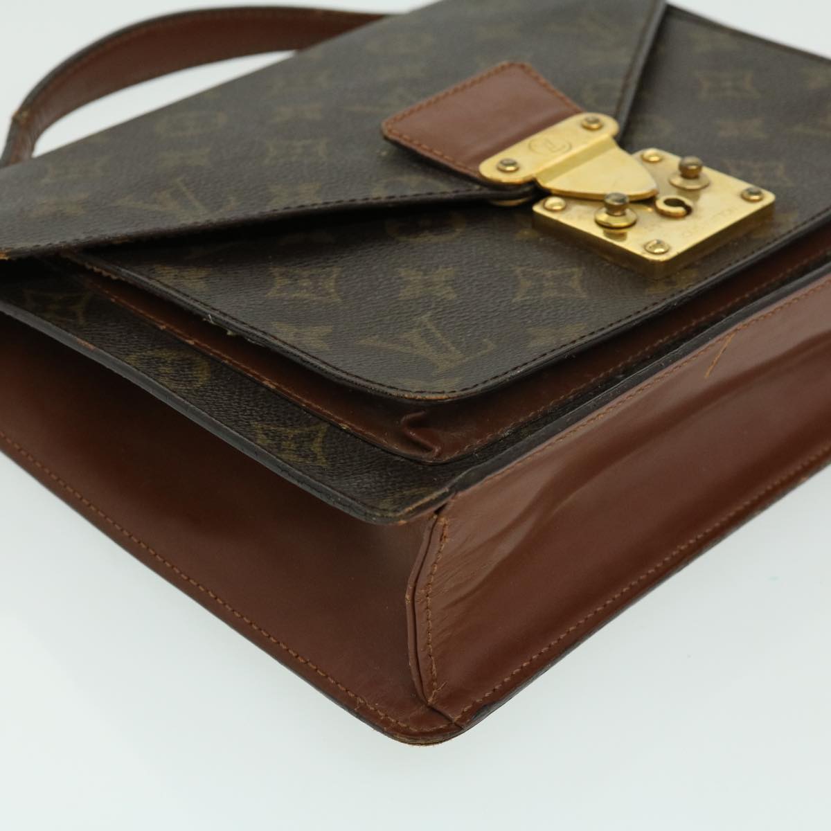 LOUIS VUITTON Monogram Monceau25 2way Hand Bag M51185 LV Auth bs1480