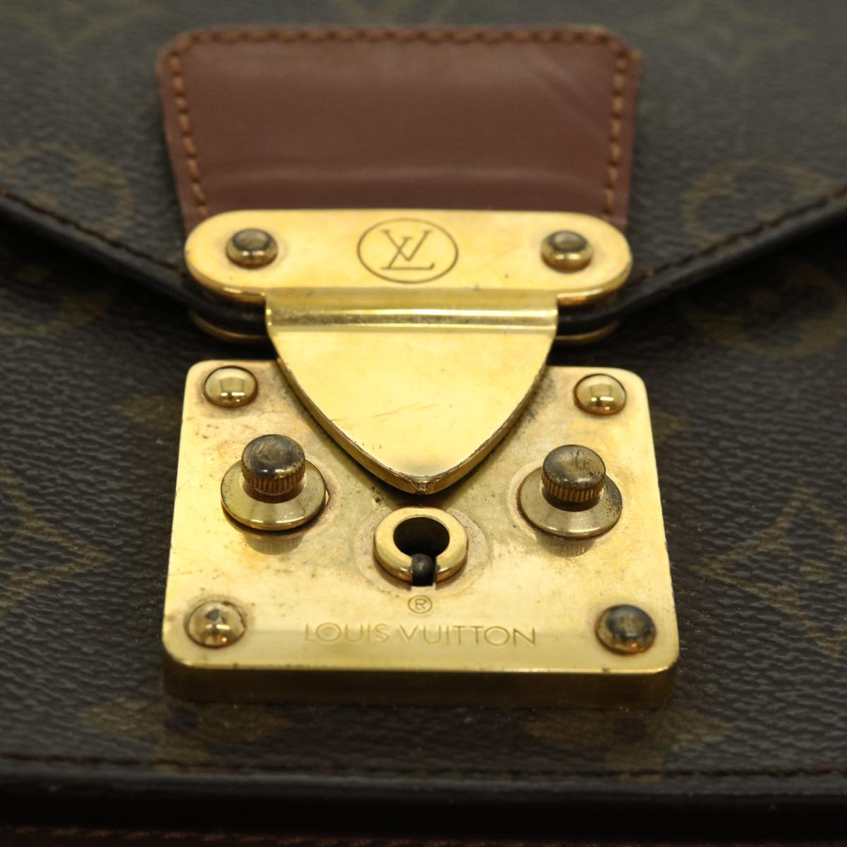 LOUIS VUITTON Monogram Monceau25 2way Hand Bag M51185 LV Auth bs1480