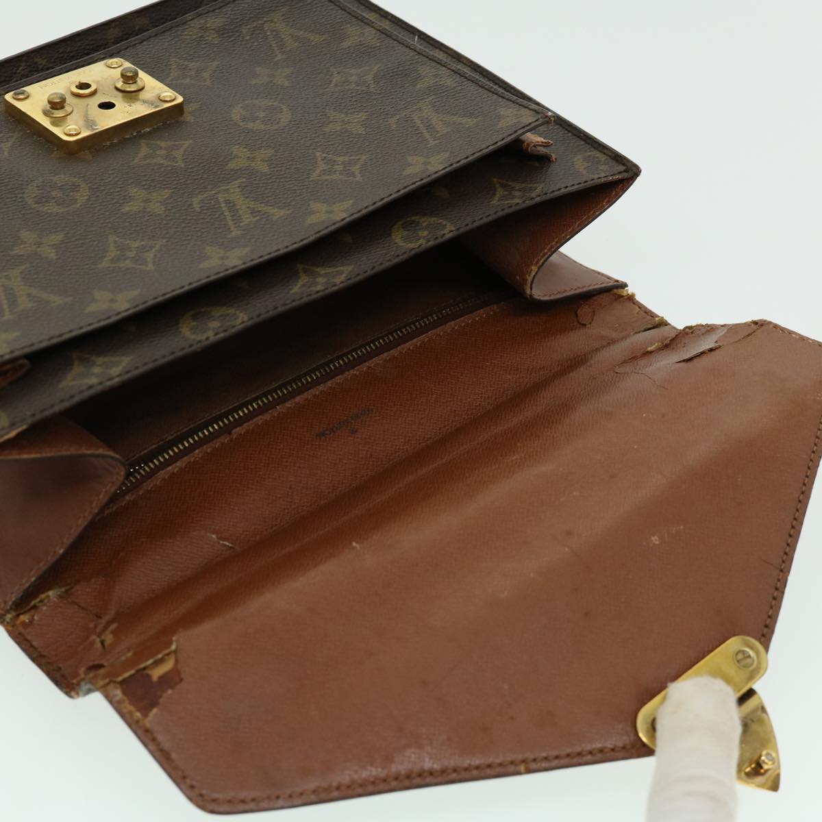 LOUIS VUITTON Monogram Monceau25 2way Hand Bag M51185 LV Auth bs1480