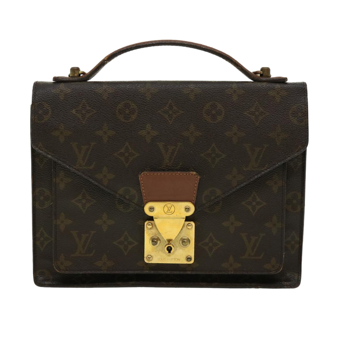 LOUIS VUITTON Monogram Monceau25 2way Hand Bag M51185 LV Auth bs1480