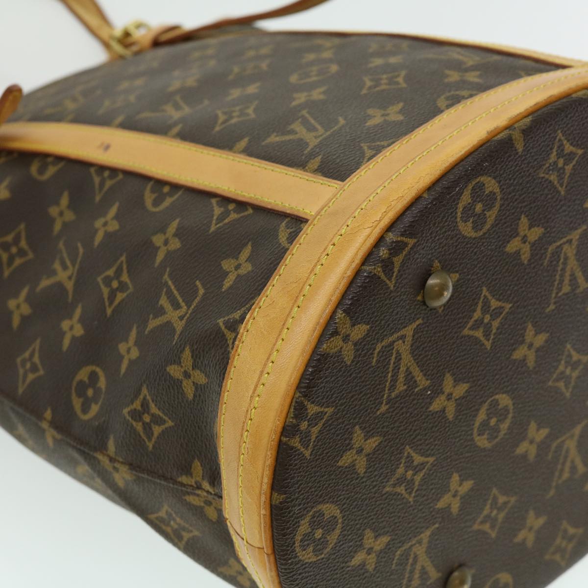 LOUIS VUITTON Monogram Bucket GM Shoulder Bag M42236 LV Auth bs1484