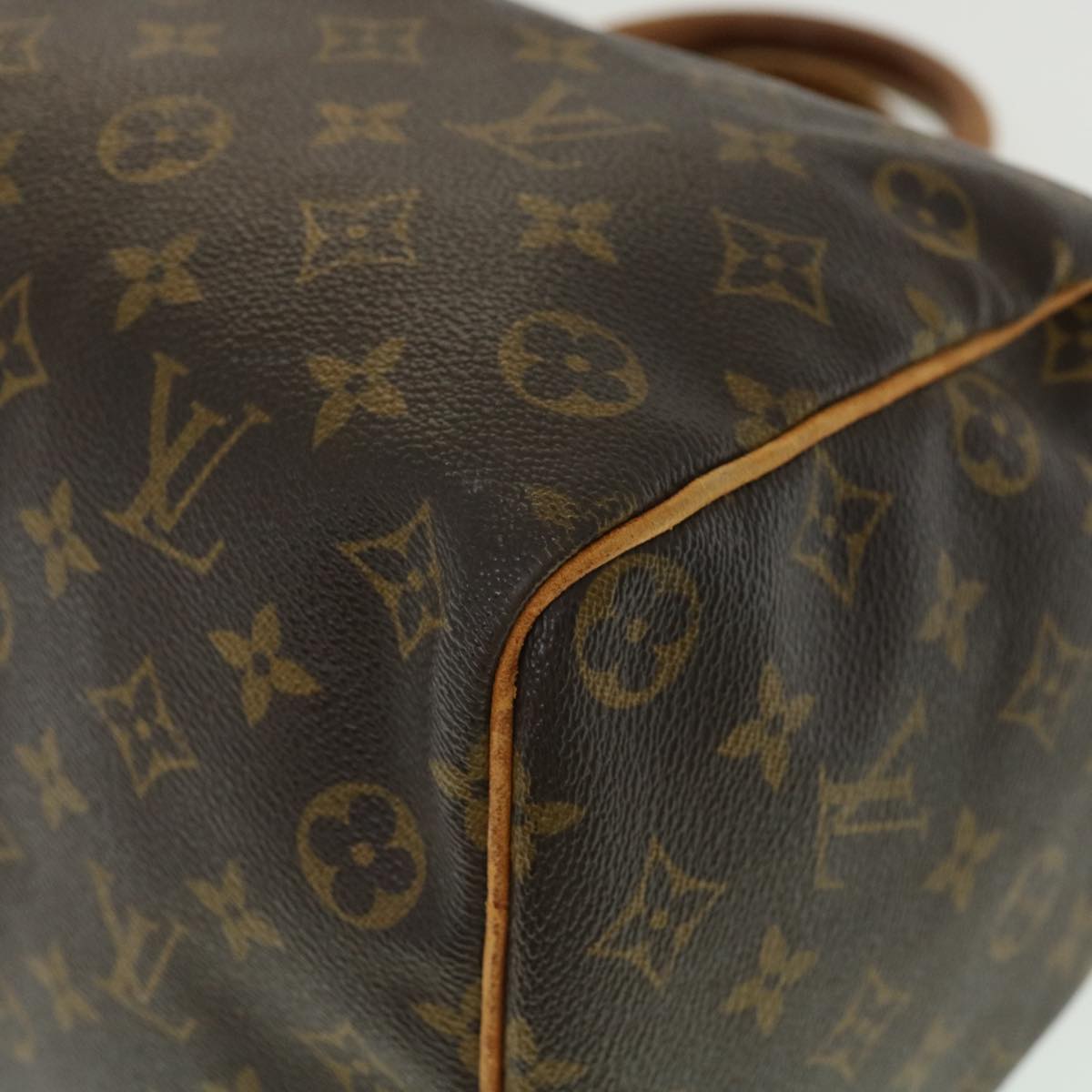 LOUIS VUITTON Monogram Speedy 35 Hand Bag M41524 LV Auth bs1582