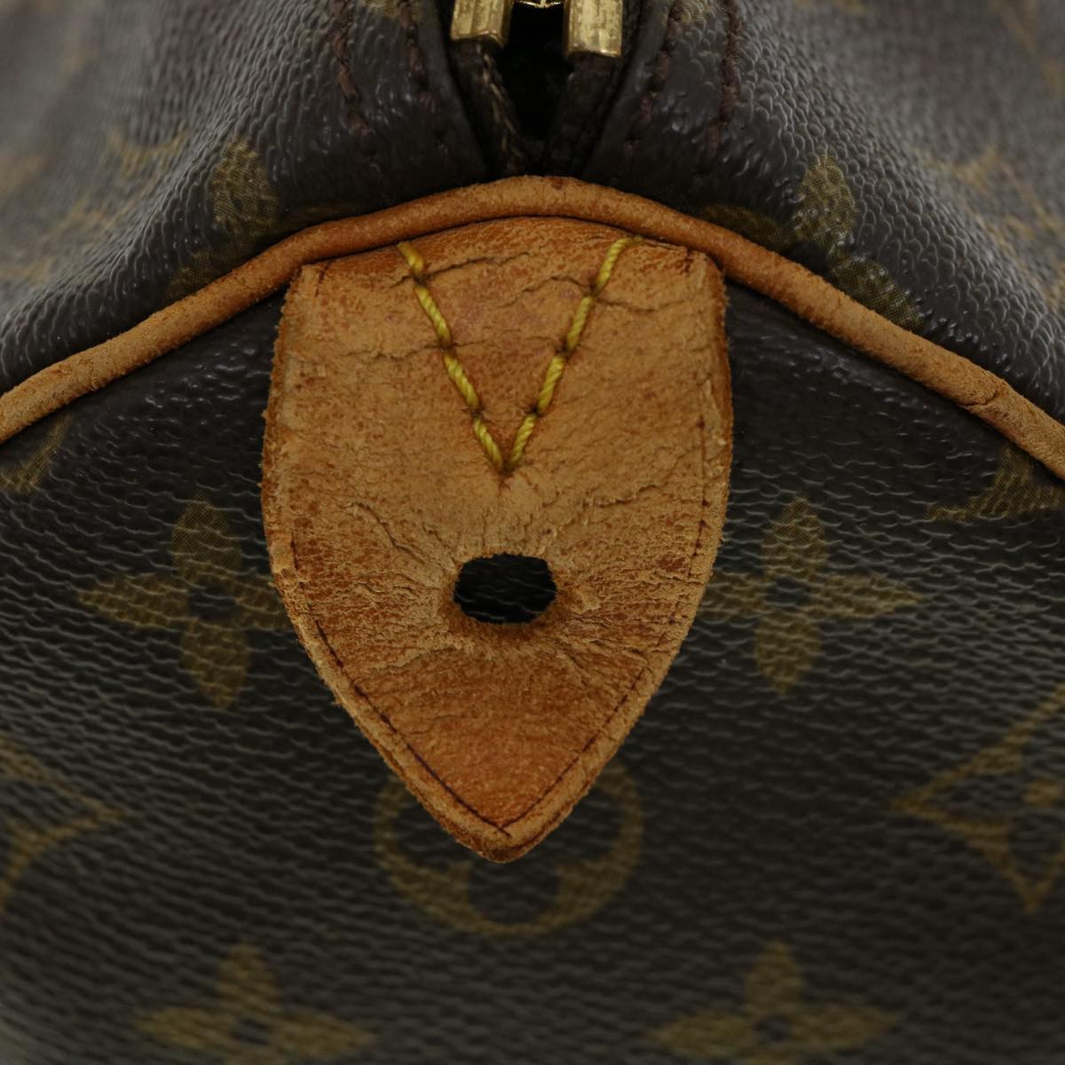 LOUIS VUITTON Monogram Speedy 35 Hand Bag M41524 LV Auth bs1582