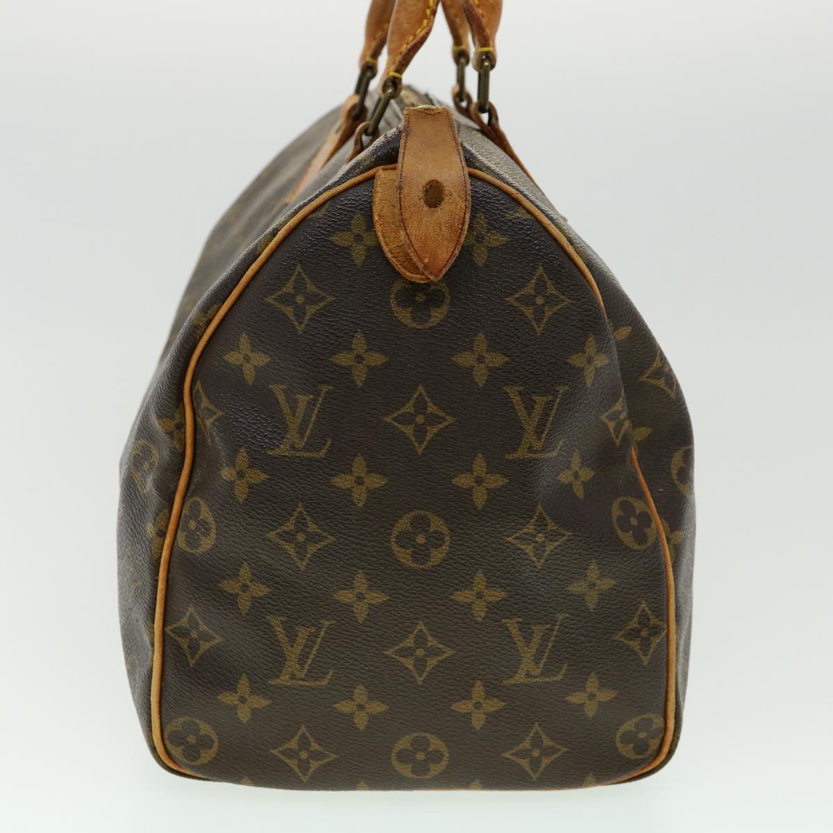 LOUIS VUITTON Monogram Speedy 35 Hand Bag M41524 LV Auth bs1582