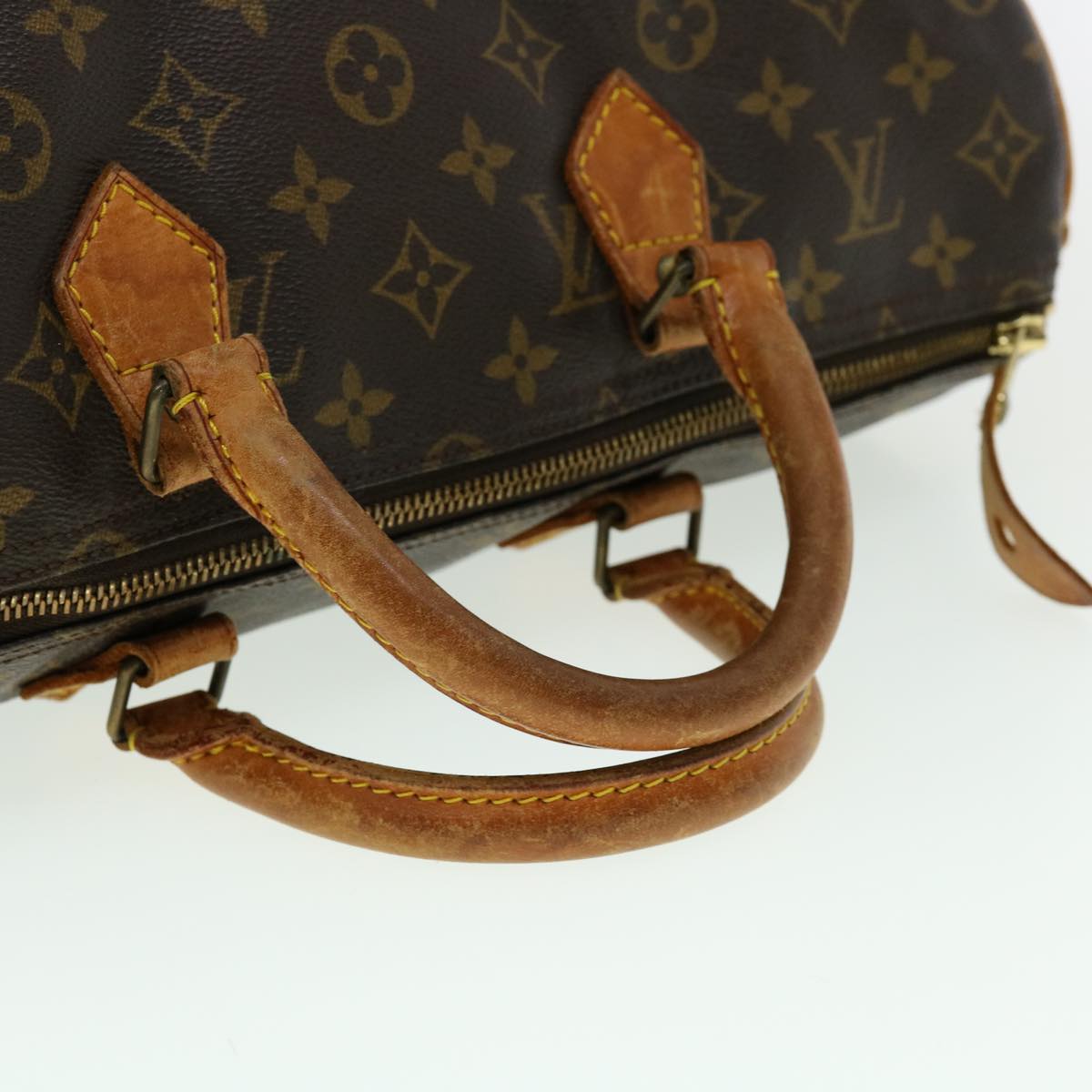 LOUIS VUITTON Monogram Speedy 35 Hand Bag M41524 LV Auth bs1582