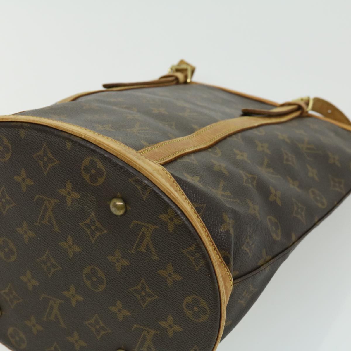 LOUIS VUITTON Monogram Bucket GM Shoulder Bag M42236 LV Auth bs1584