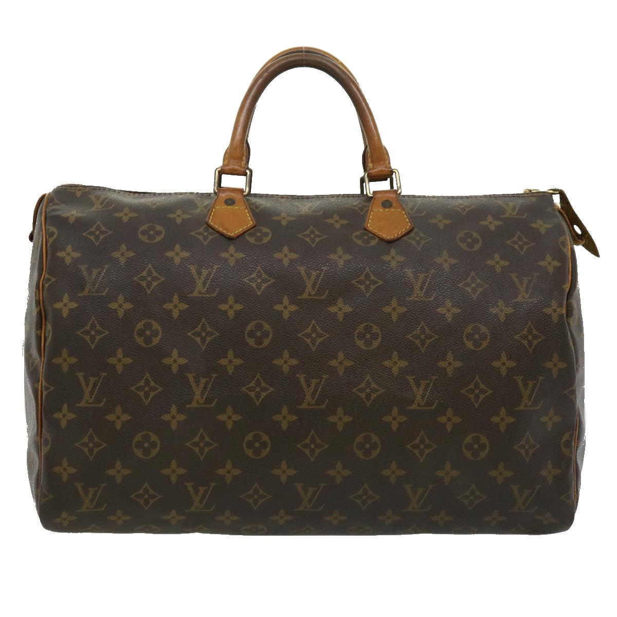 LOUIS VUITTON Monogram Speedy 40 Hand Bag M41522 LV Auth bs1655