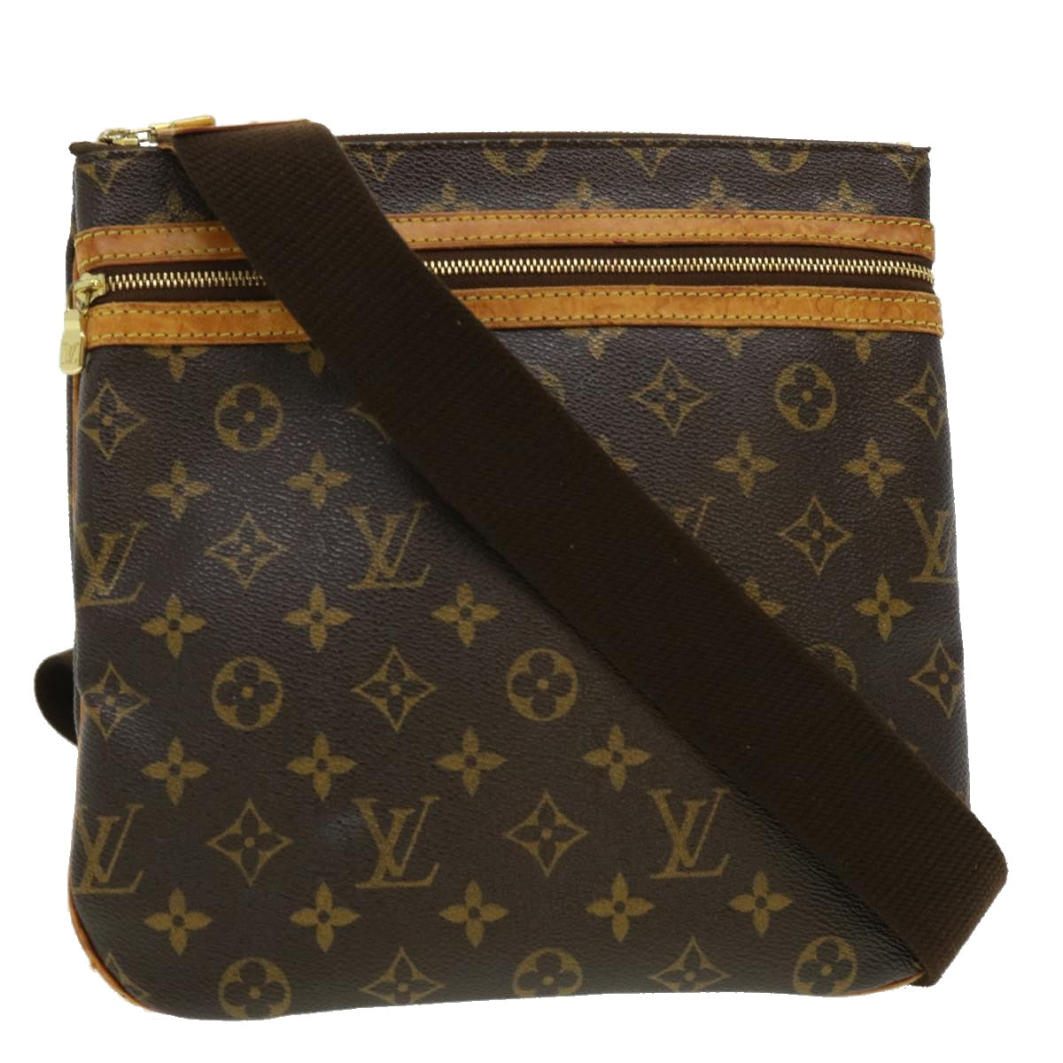 LOUIS VUITTON Monnogram Pochette Bosphore Shoulder Bag M40044 LV Auth bs1660