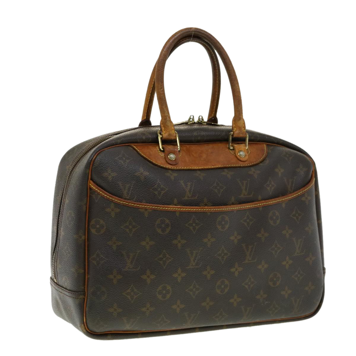 LOUIS VUITTON Monogram Deauville Hand Bag M47270 LV Auth bs1662