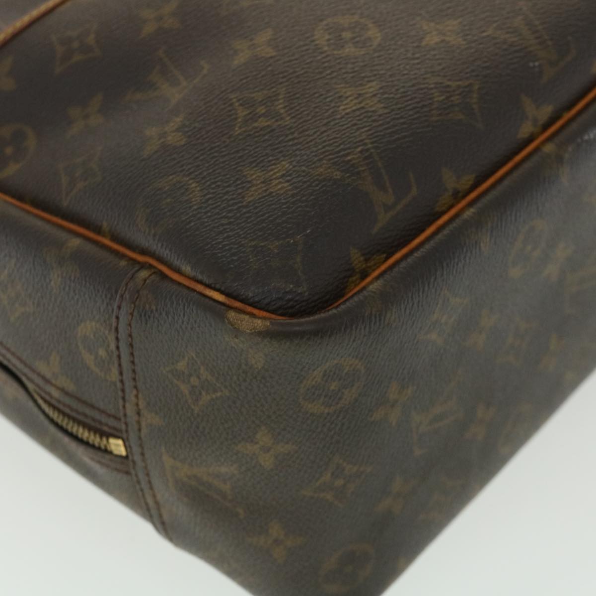 LOUIS VUITTON Monogram Deauville Hand Bag M47270 LV Auth bs1662