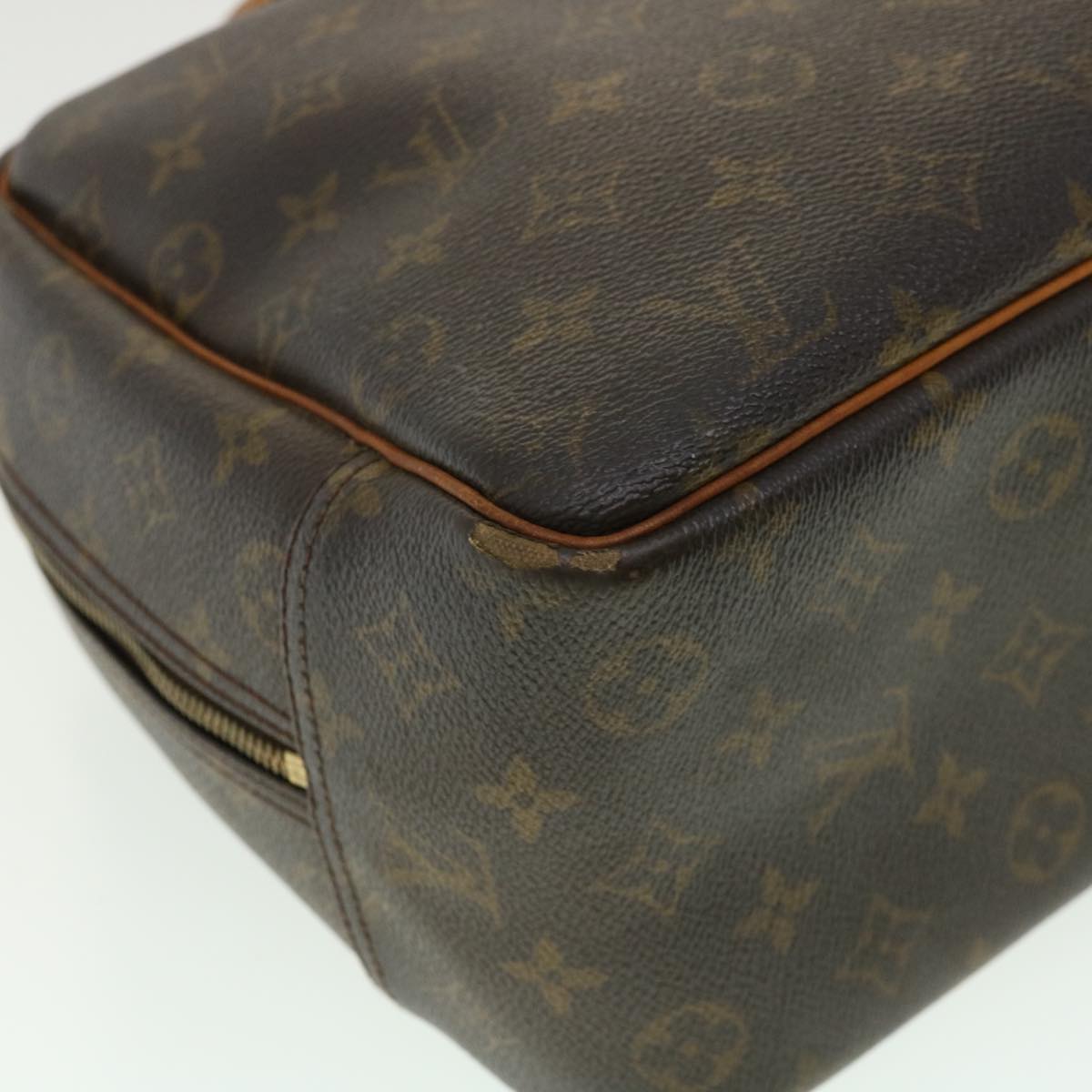 LOUIS VUITTON Monogram Deauville Hand Bag M47270 LV Auth bs1662