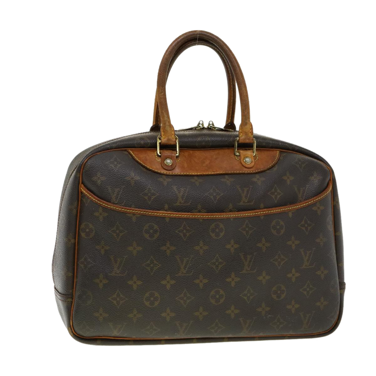 LOUIS VUITTON Monogram Deauville Hand Bag M47270 LV Auth bs1662