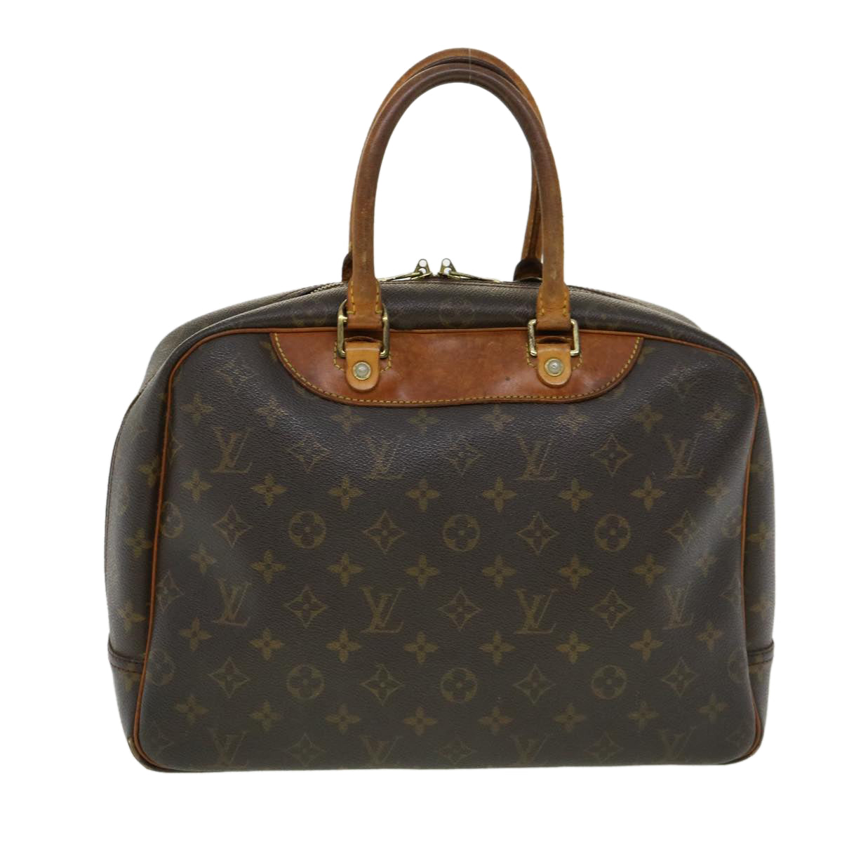 LOUIS VUITTON Monogram Deauville Hand Bag M47270 LV Auth bs1662