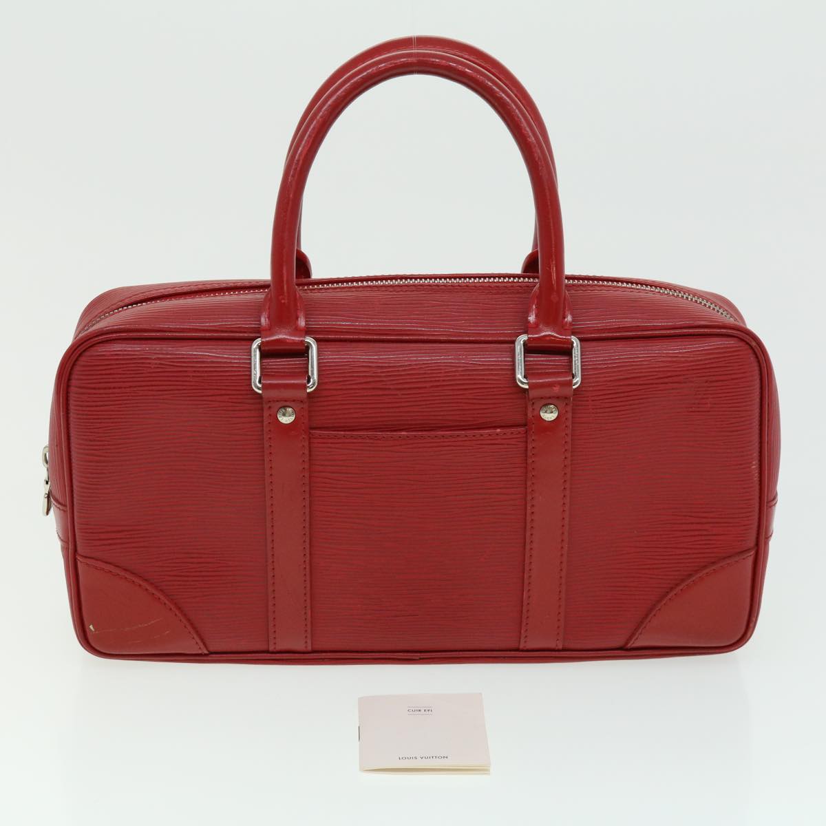 LOUIS VUITTON Epi vivienne long Hand Bag Red M5911E LV Auth bs1700