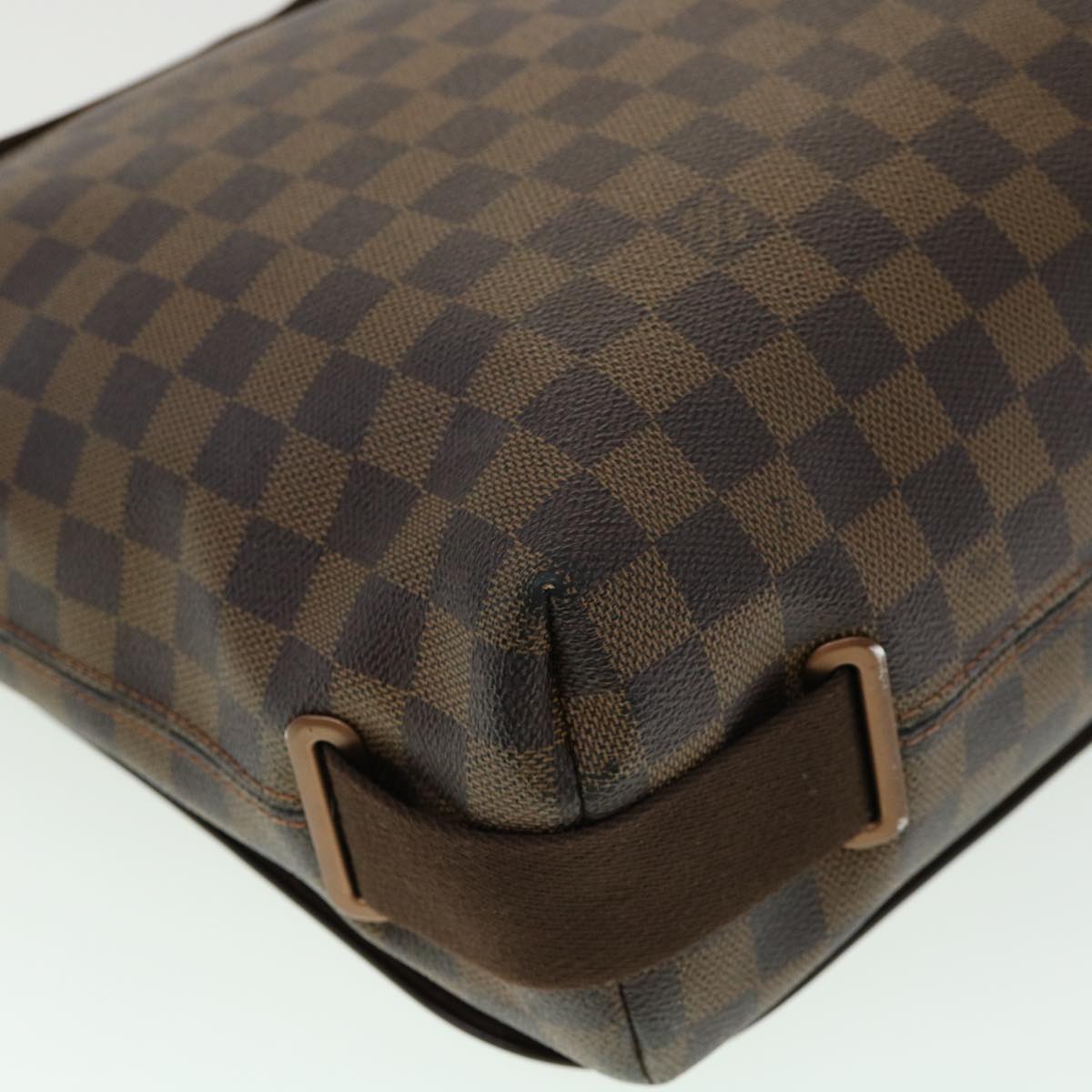 LOUIS VUITTON Damier Ebene Brooklyn MM Shoulder Bag N51211 LV Auth bs1701