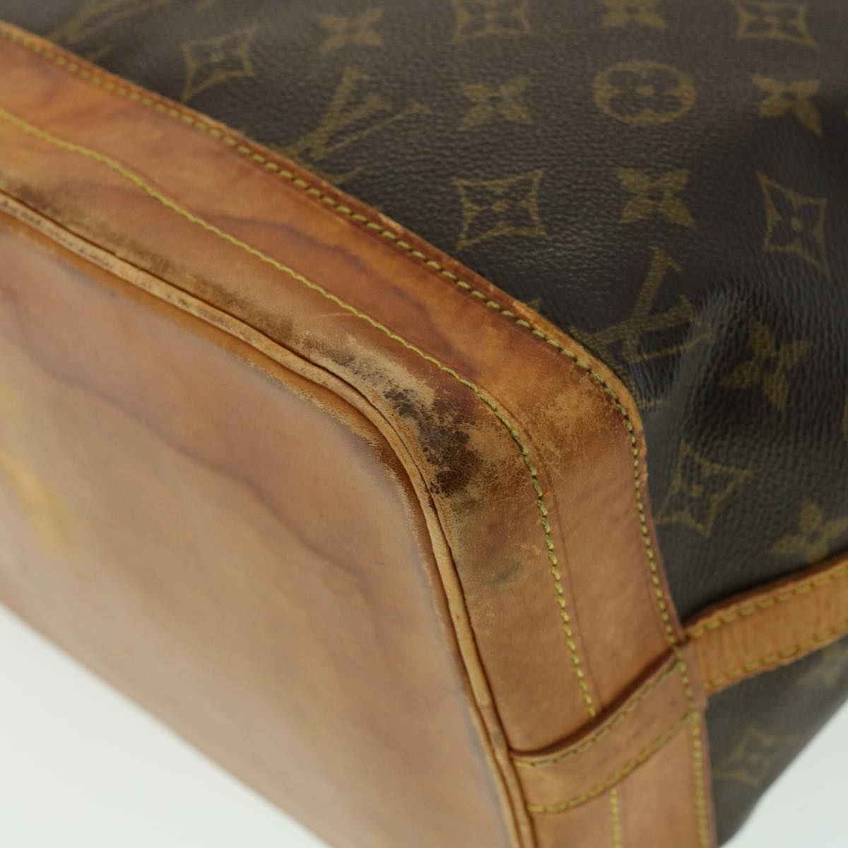 LOUIS VUITTON Monogram Noe Shoulder Bag M42224 LV Auth bs1707