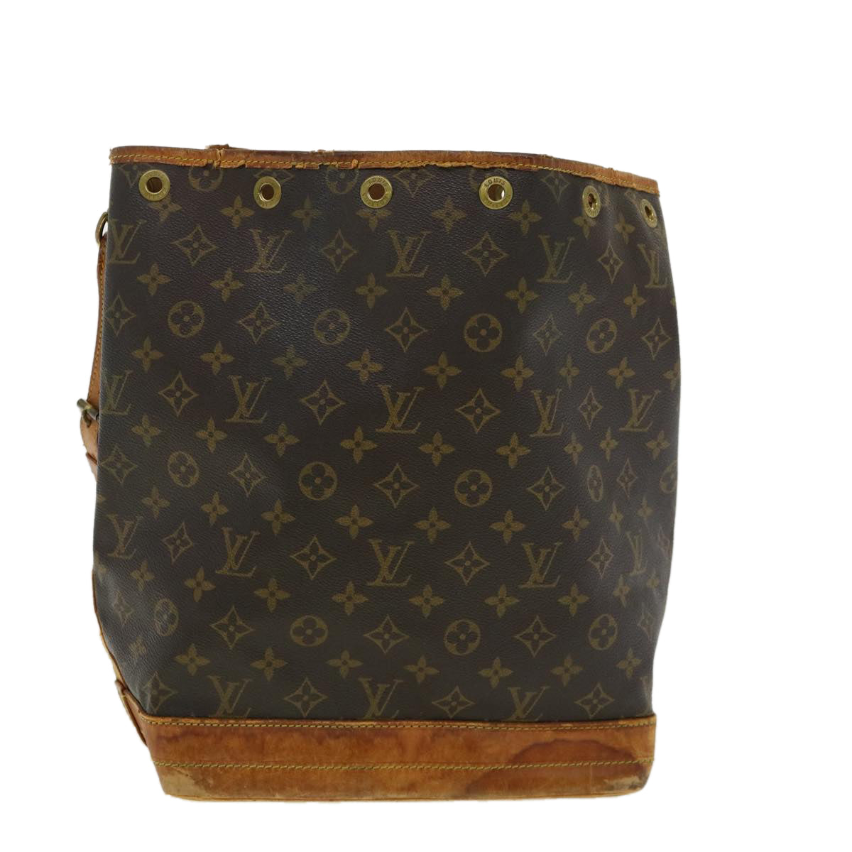 LOUIS VUITTON Monogram Noe Shoulder Bag M42224 LV Auth bs1707