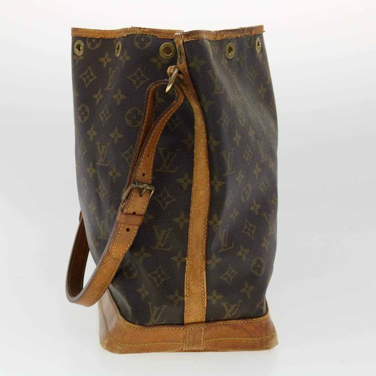 LOUIS VUITTON Monogram Noe Shoulder Bag M42224 LV Auth bs1707