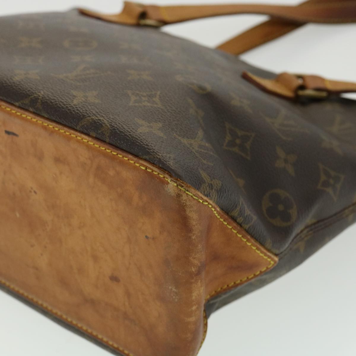 LOUIS VUITTON Monogram Cabas Piano Tote Bag M51148 LV Auth bs1727