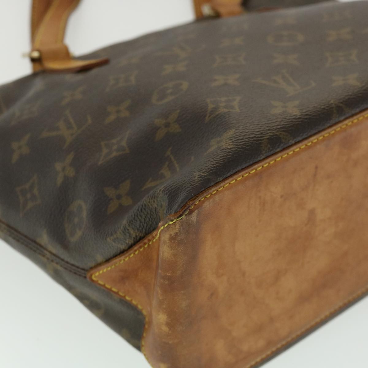 LOUIS VUITTON Monogram Cabas Piano Tote Bag M51148 LV Auth bs1727