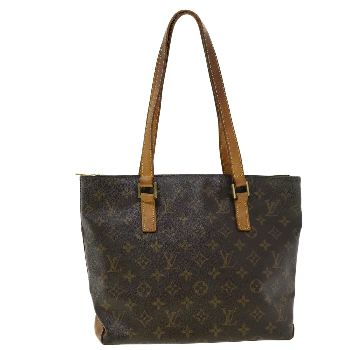 LOUIS VUITTON Monogram Cabas Piano Tote Bag M51148 LV Auth bs1727