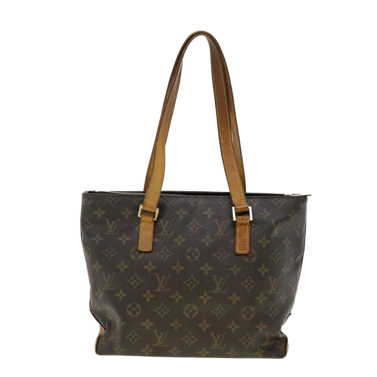 LOUIS VUITTON Monogram Cabas Piano Tote Bag M51148 LV Auth bs1727