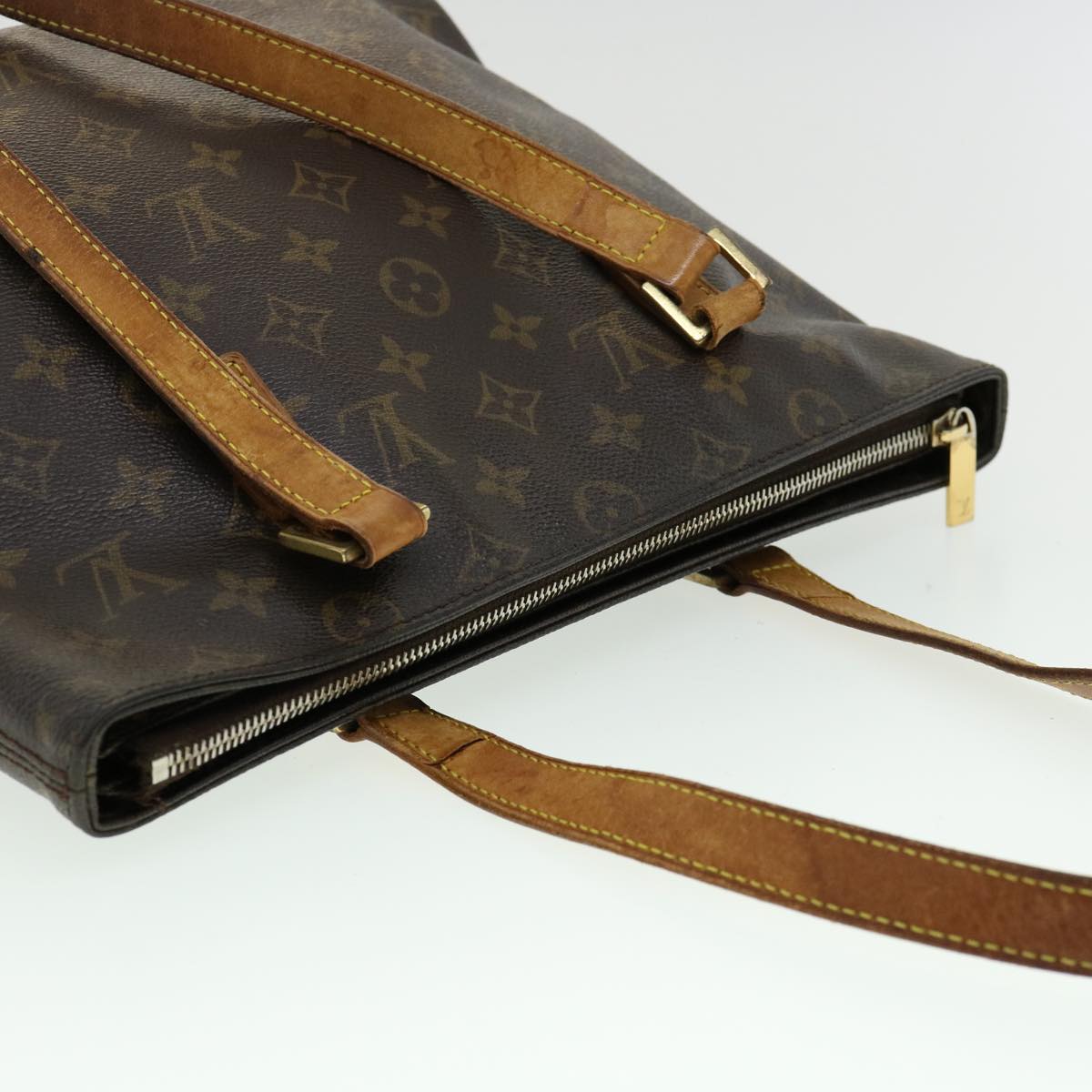 LOUIS VUITTON Monogram Cabas Piano Tote Bag M51148 LV Auth bs1727