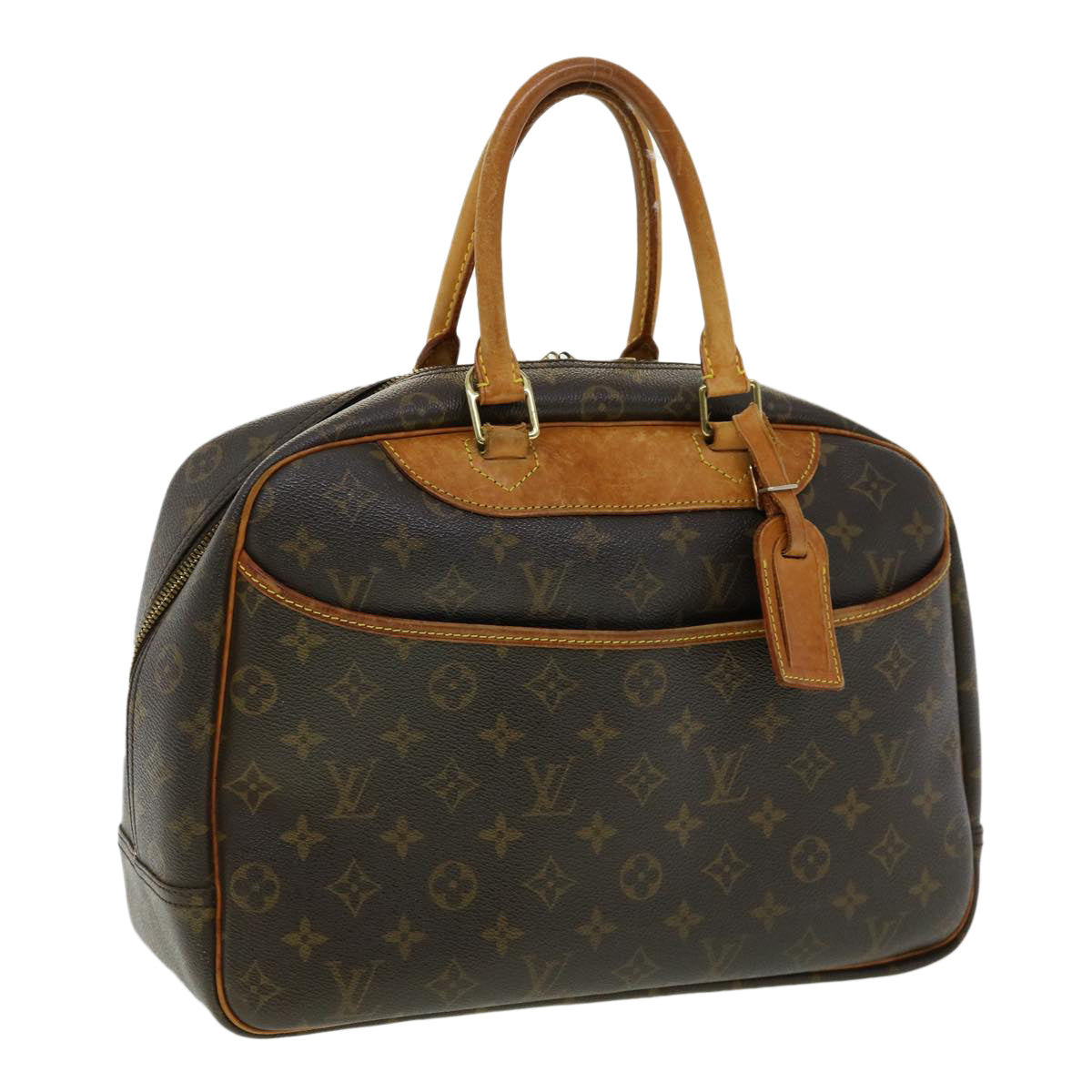 LOUIS VUITTON Monogram Deauville Hand Bag M47270 LV Auth bs1734