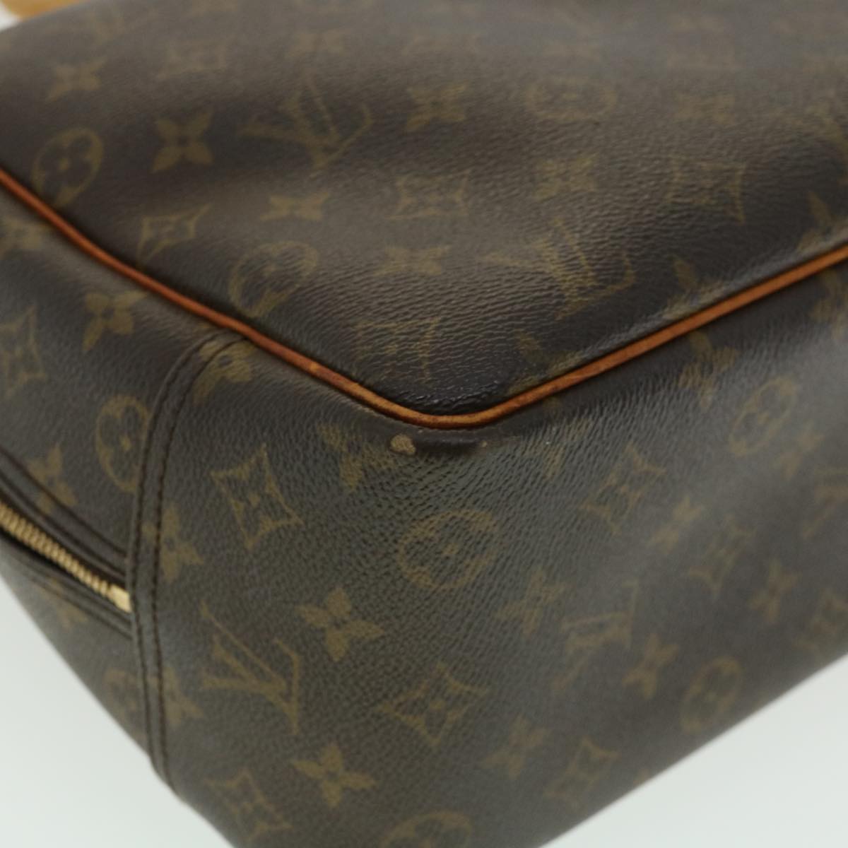 LOUIS VUITTON Monogram Deauville Hand Bag M47270 LV Auth bs1734