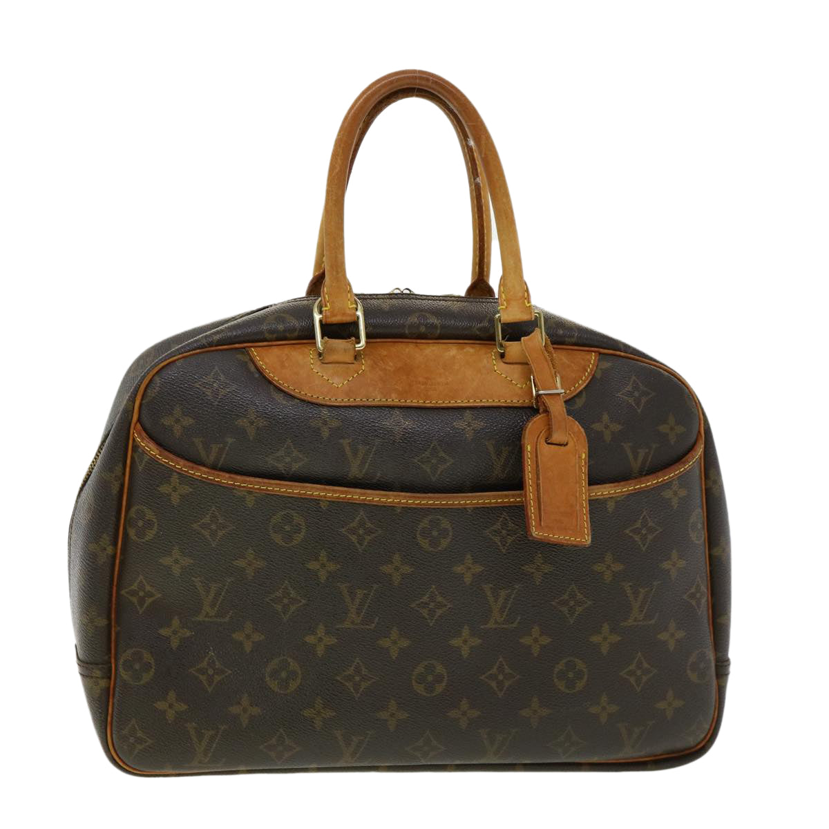 LOUIS VUITTON Monogram Deauville Hand Bag M47270 LV Auth bs1734