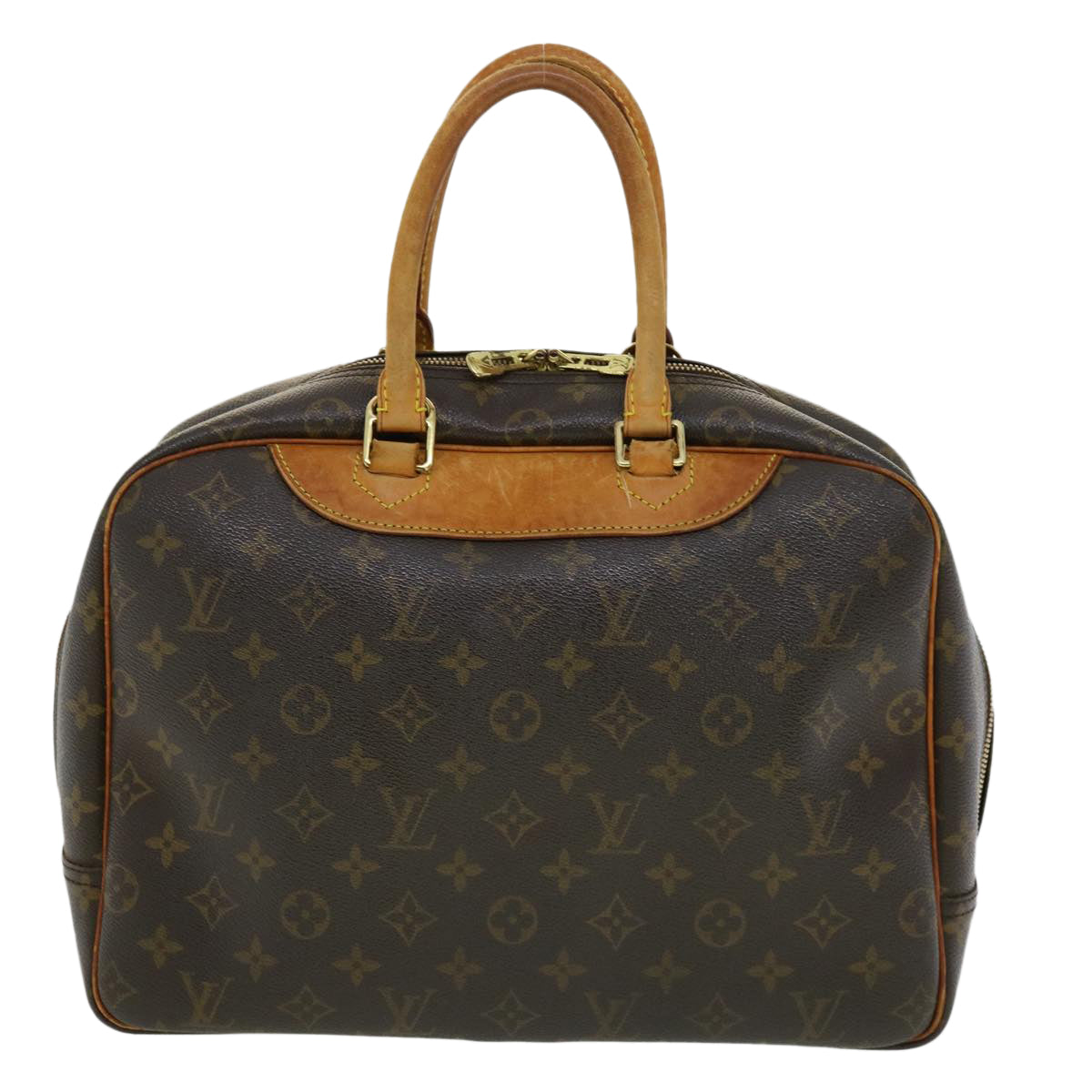 LOUIS VUITTON Monogram Deauville Hand Bag M47270 LV Auth bs1734