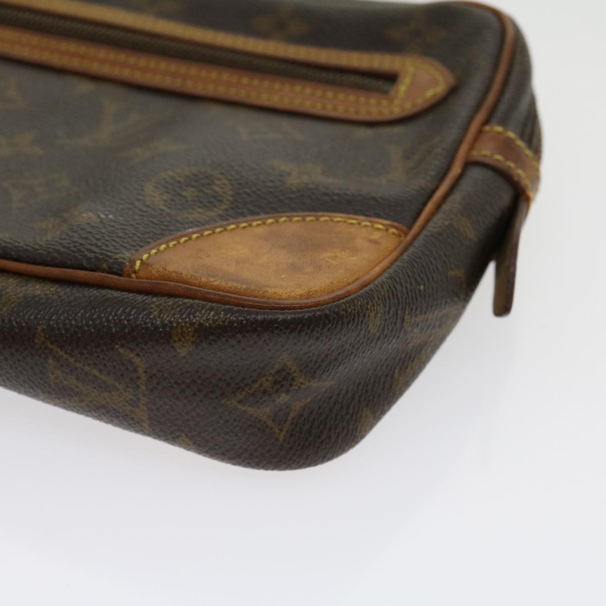 LOUIS VUITTON Monogram Marly DragonneGM Clutch Bag Vintage M51825 LV Auth bs1752