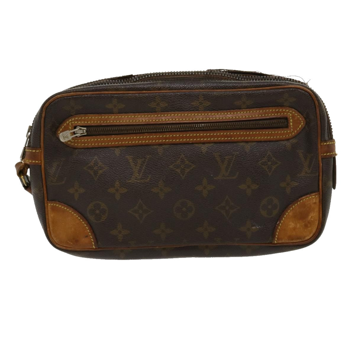 LOUIS VUITTON Monogram Marly DragonneGM Clutch Bag Vintage M51825 LV Auth bs1752