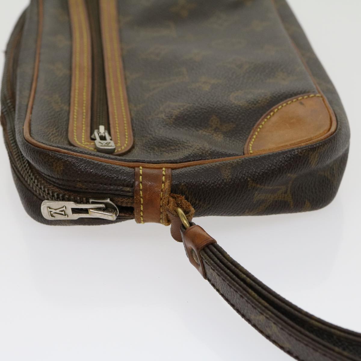 LOUIS VUITTON Monogram Marly DragonneGM Clutch Bag Vintage M51825 LV Auth bs1752