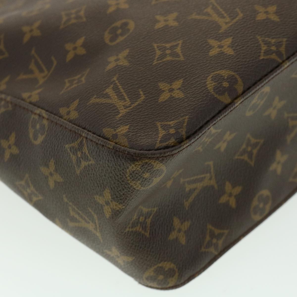 LOUIS VUITTON Monogram Looping GM Shoulder Bag M51145 LV Auth bs1771