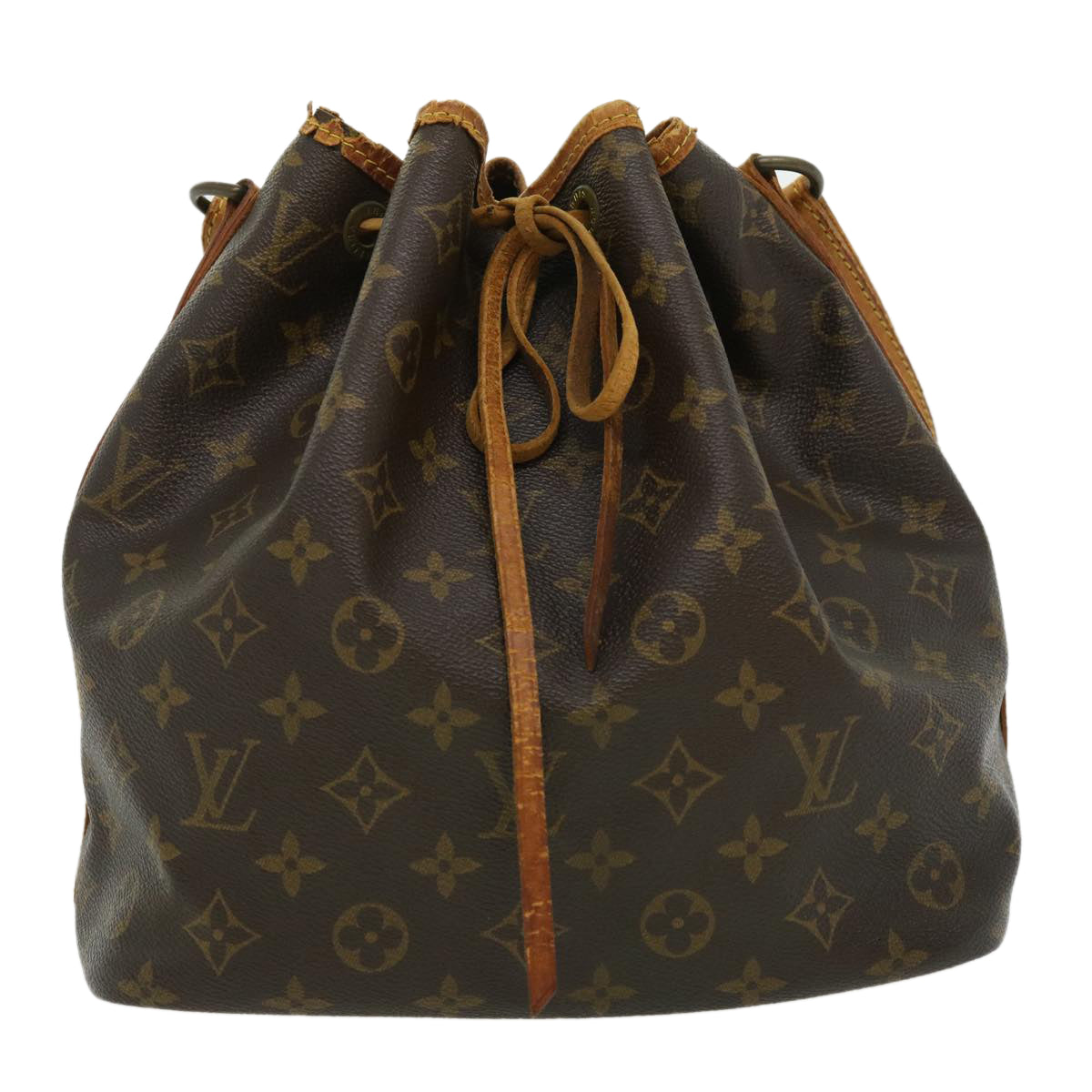 LOUIS VUITTON Monogram Petit Noe Shoulder Bag M42226 LV Auth bs1837