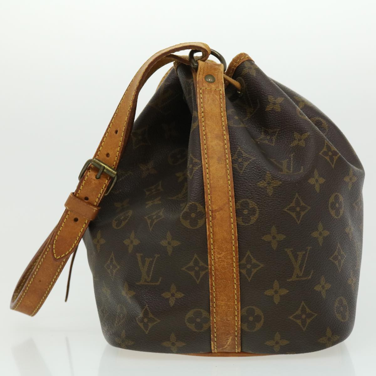 LOUIS VUITTON Monogram Petit Noe Shoulder Bag M42226 LV Auth bs1837