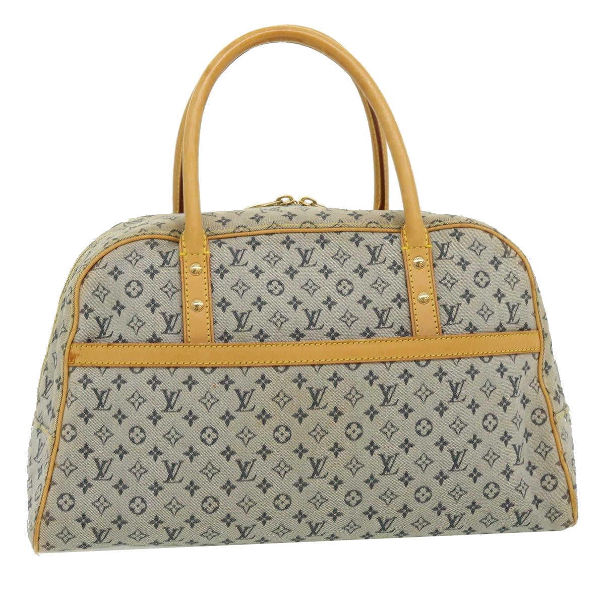 LOUIS VUITTON Monogram Mini Marie Hand Bag Blue M92003 LV Auth bs1844