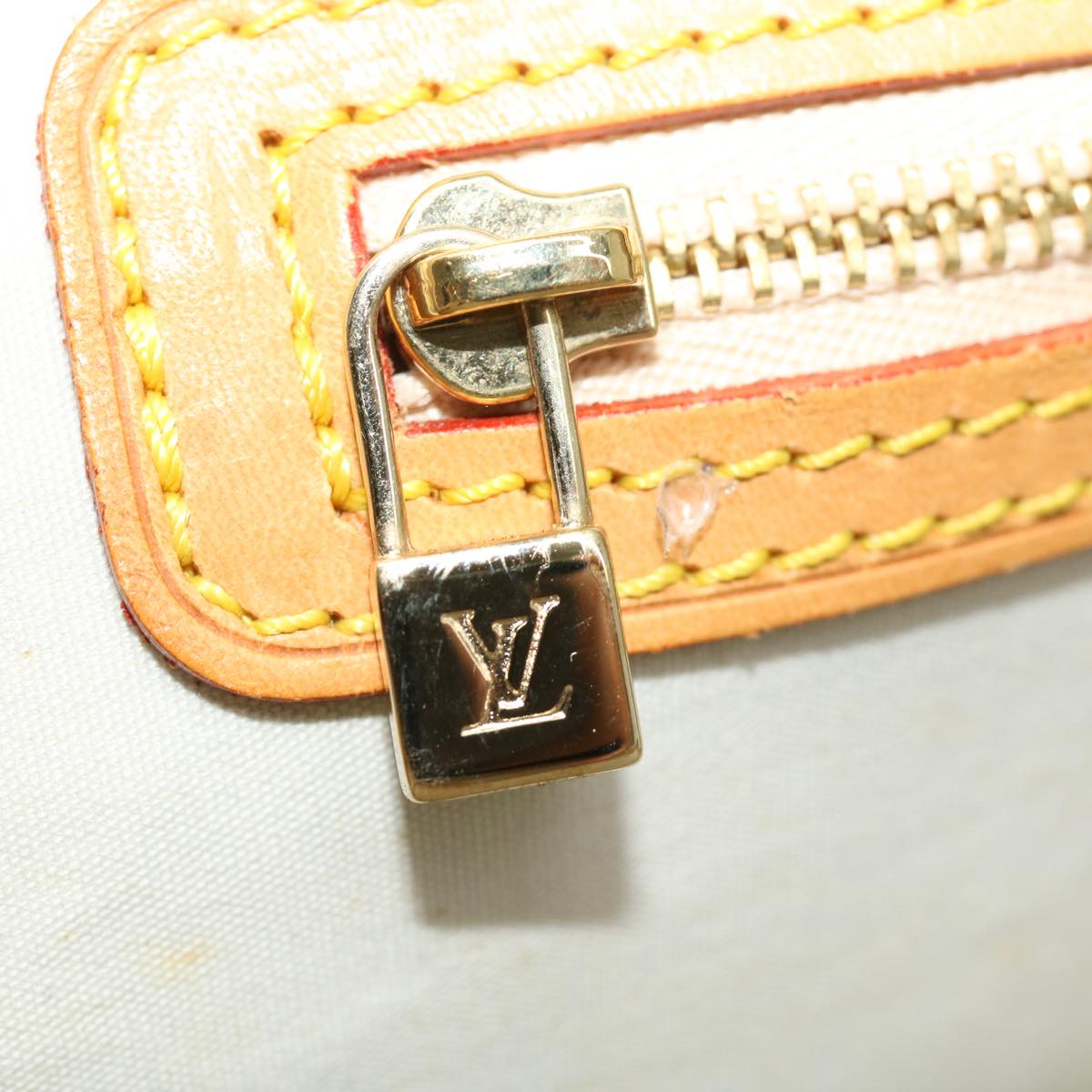 LOUIS VUITTON Monogram Mini Marie Hand Bag Blue M92003 LV Auth bs1844