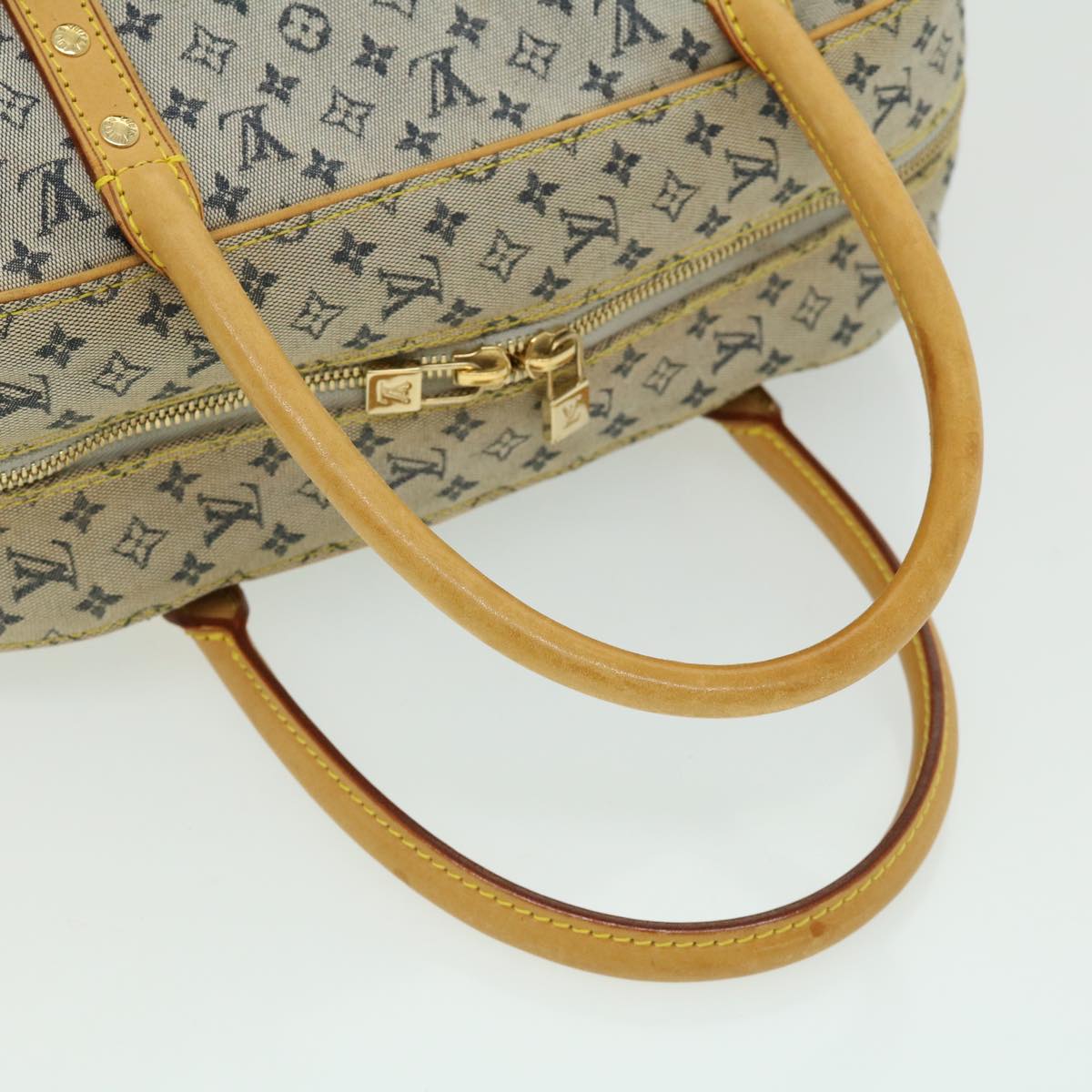 LOUIS VUITTON Monogram Mini Marie Hand Bag Blue M92003 LV Auth bs1844