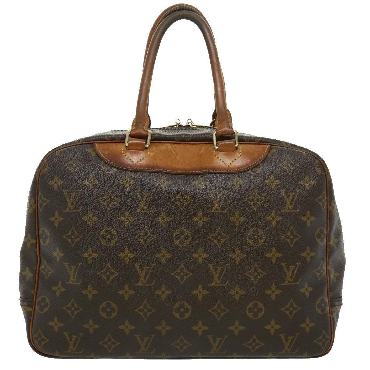 LOUIS VUITTON Monogram Deauville Hand Bag M47270 LV Auth bs1932