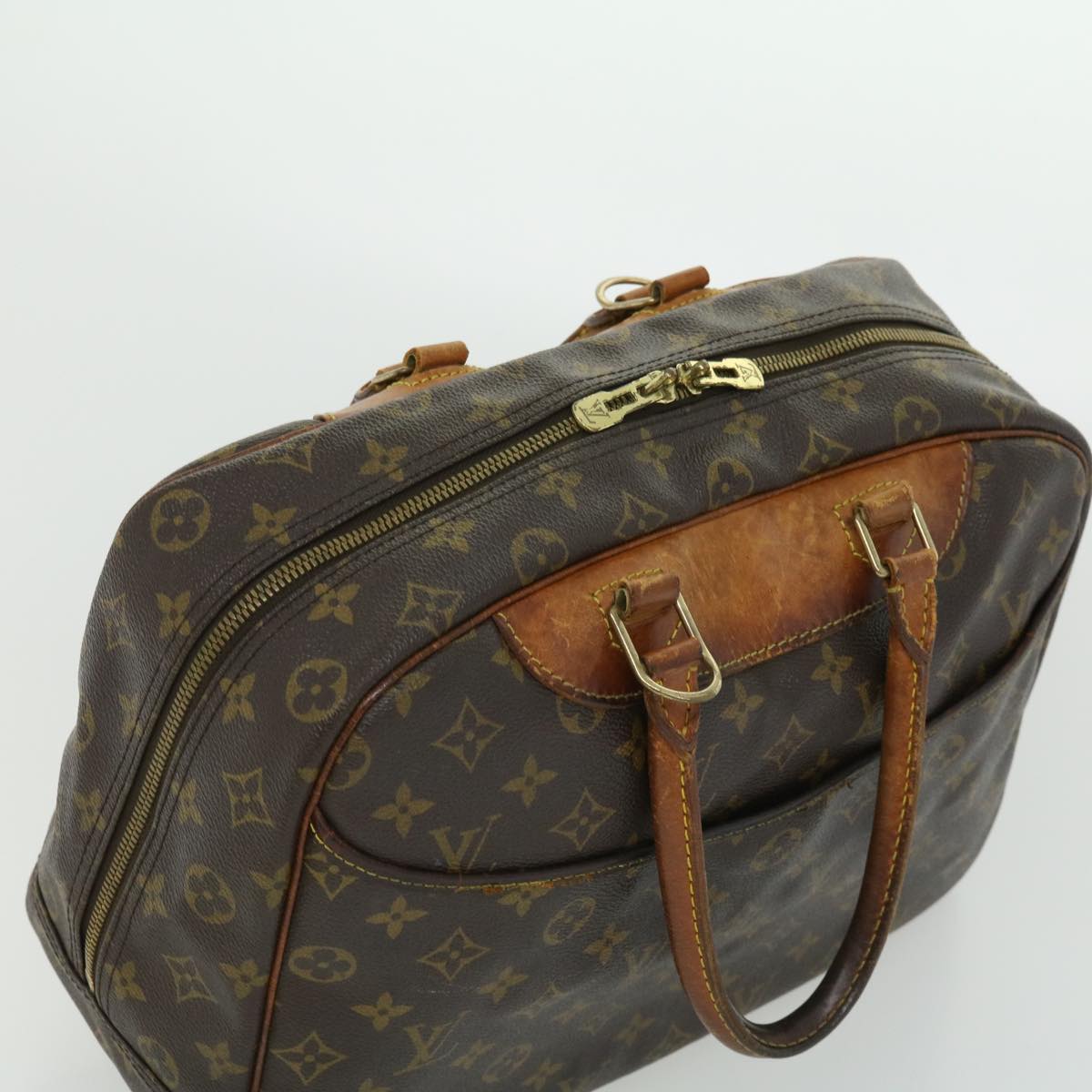 LOUIS VUITTON Monogram Deauville Hand Bag M47270 LV Auth bs1932