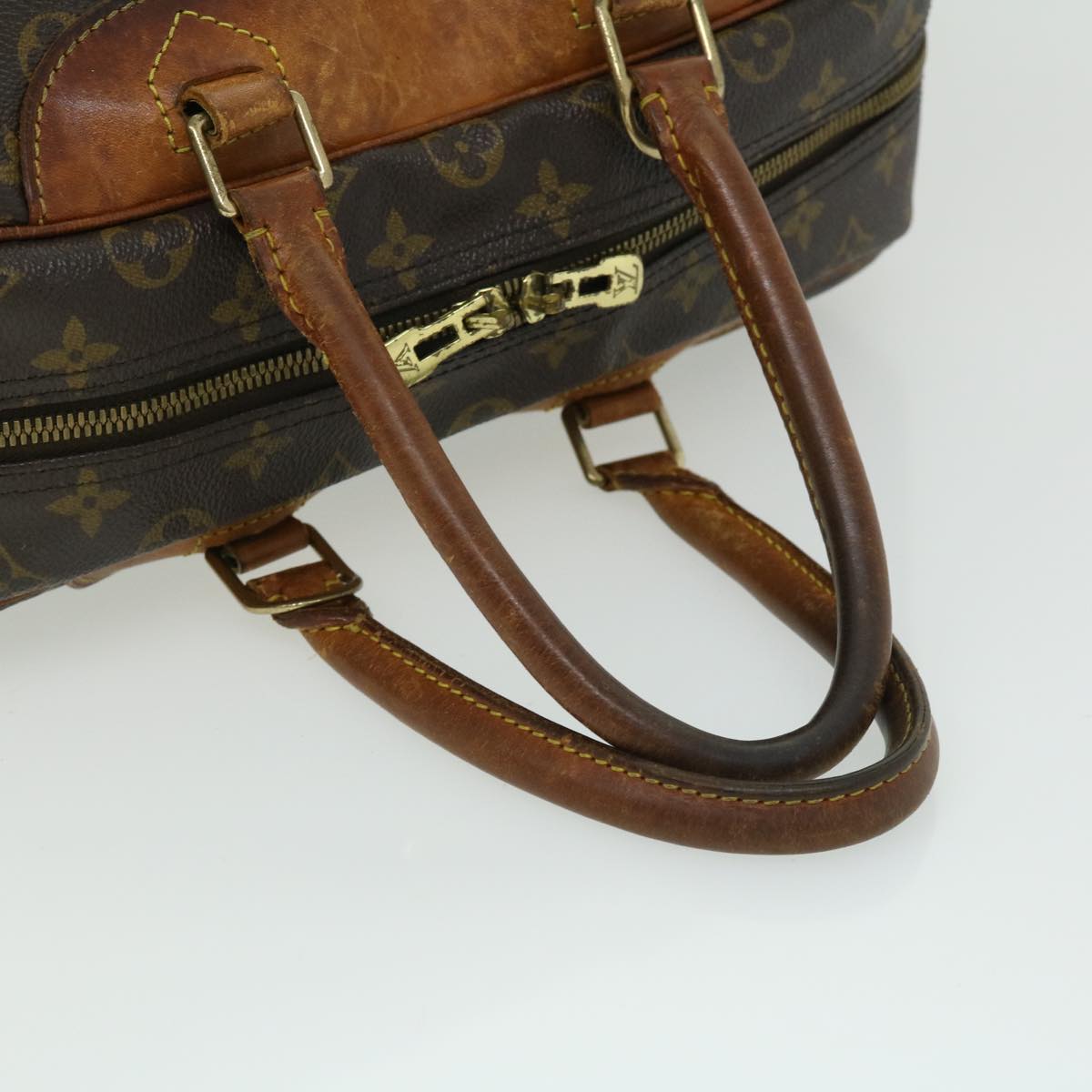 LOUIS VUITTON Monogram Deauville Hand Bag M47270 LV Auth bs1932